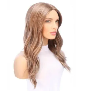 22" Ponytail Silk Part Wig Light Brown Babylight