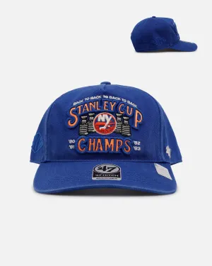 47 Brand New York Islanders 'NHL Trophy Case' Premium Hitch Snapback Blue