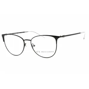 Armani Exchange Women's Eyeglasses - Black Metal Frame Clear Demo Lens | 0AX1034 6000