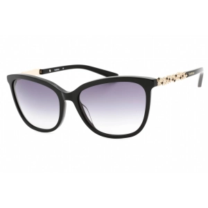 Bebe Women's Sunglasses - Jet Full Rim Rectangular Fixed Nose Pads Frame | BB7221 001