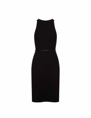 Belted Halter Neck Dress- Sale