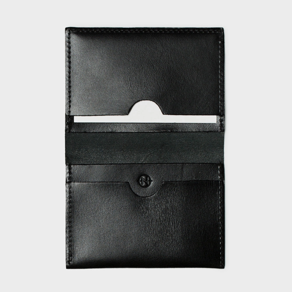 Bi-Fold Card Holder: Black