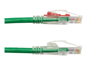 Black Box GigaTrue 3 - Patch cable - RJ-45 (M) to RJ-45 (M) - 15 ft - UTP - CAT 6 - booted, stranded - green C6PC70-GN-15