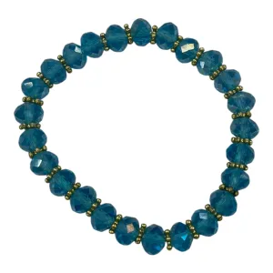 Bracelet Beaded By Clothes Mentor In Blue