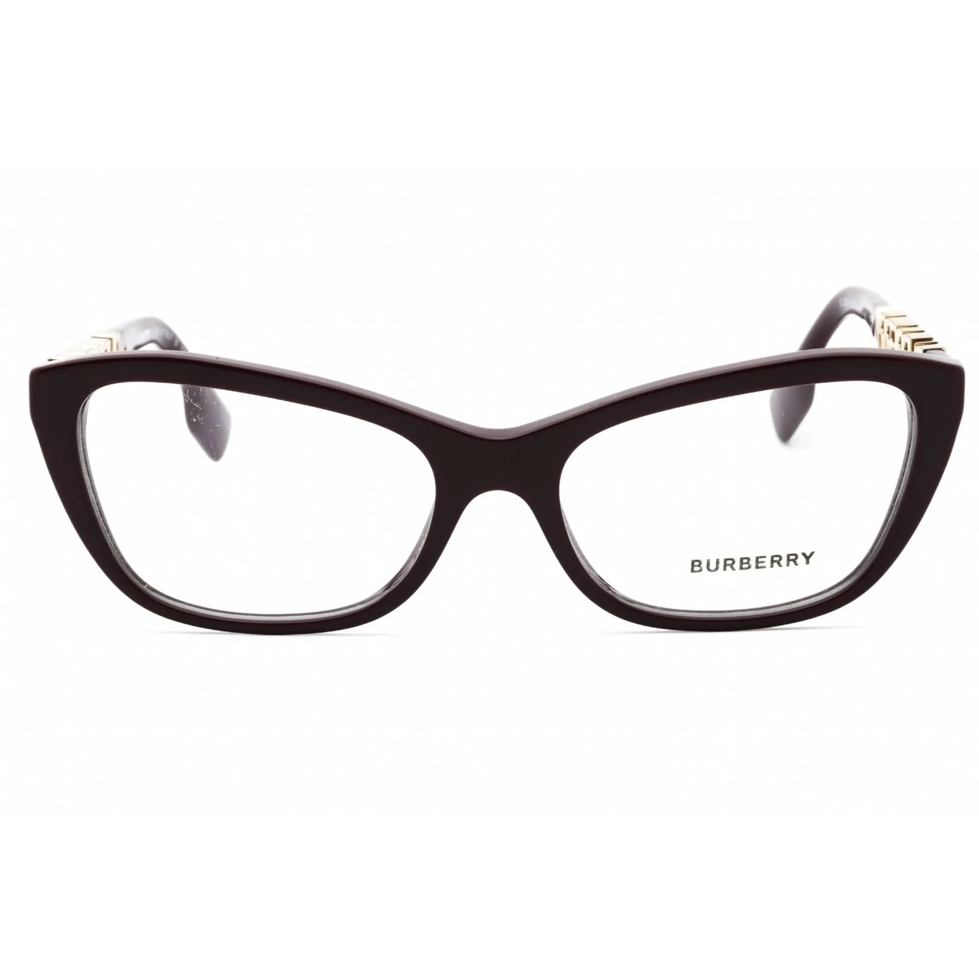 Burberry Women's Eyeglasses - Bordeaux Plastic Full Rim Cat Eye Frame | 0BE2392 3979