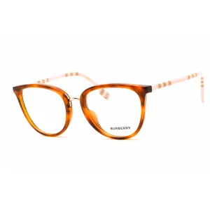 Burberry Women's Eyeglasses - Full Rim Cat Eye Light Havana Plastic | 0BE2366U 4019
