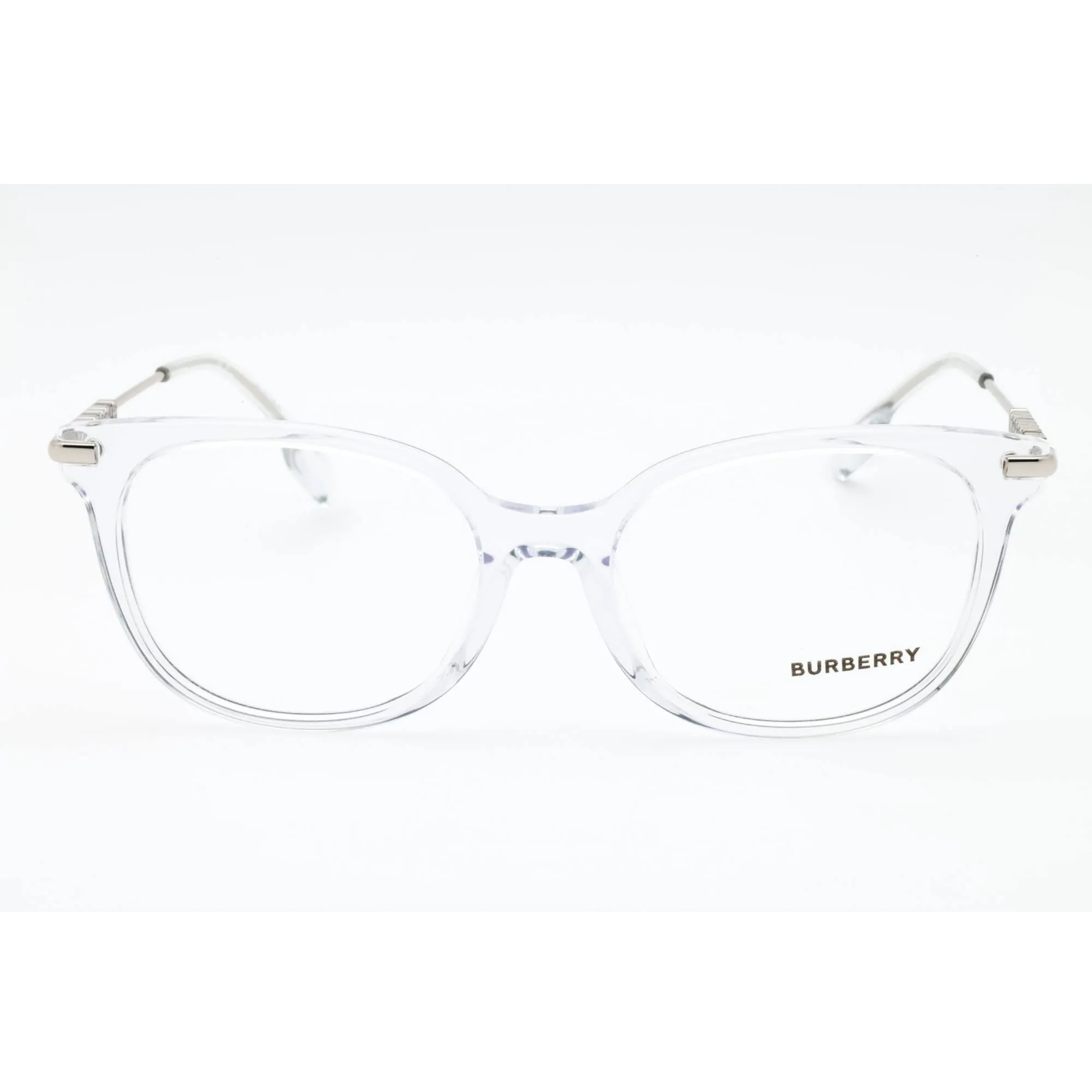 Burberry Women's Eyeglasses - Transparent Plastic Square Full Rim Frame | 0BE2391 3024