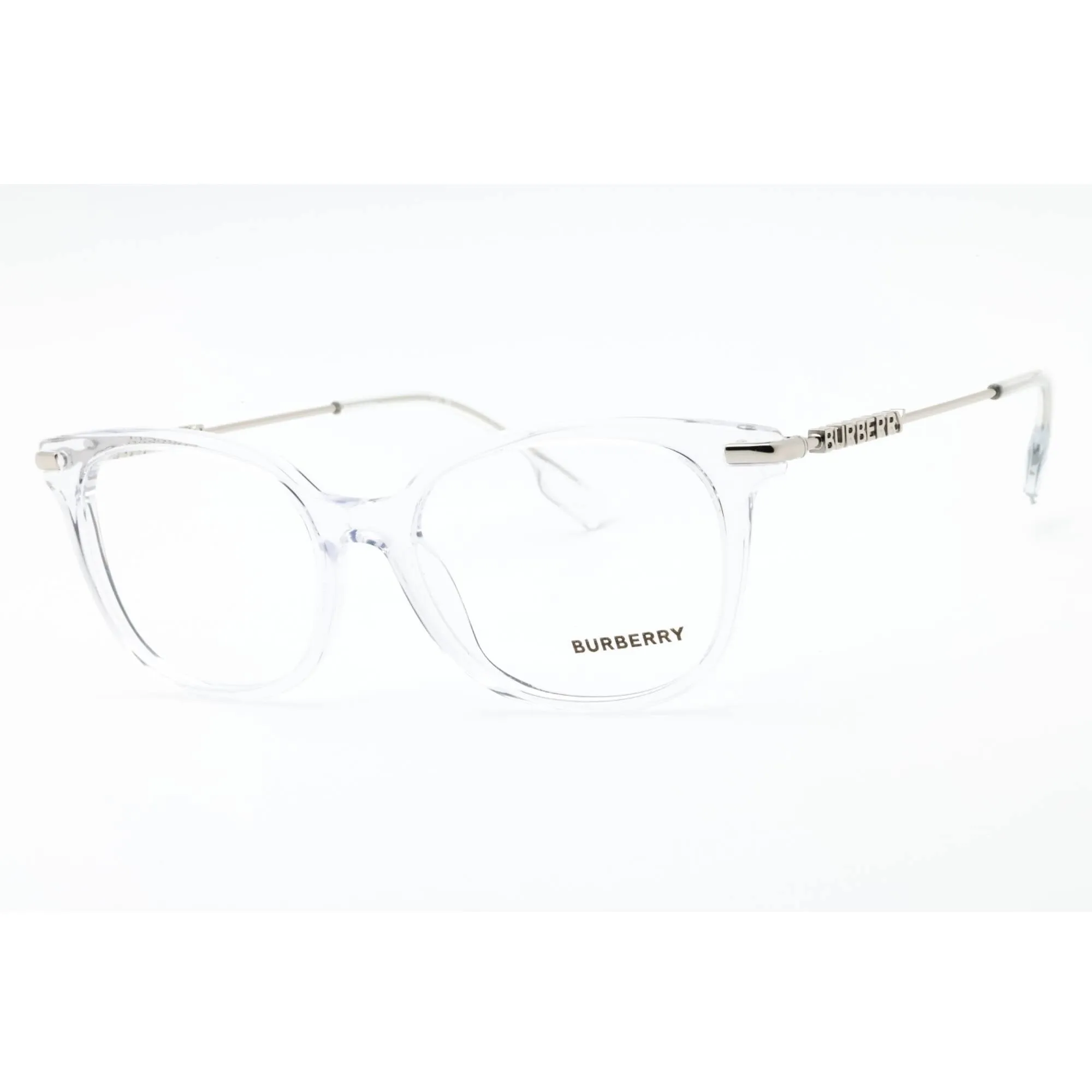 Burberry Women's Eyeglasses - Transparent Plastic Square Full Rim Frame | 0BE2391 3024