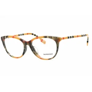 Burberry Women's Eyeglasses - Vintage Check Plastic Full Rim Cat Eye | 0BE2389F 4087