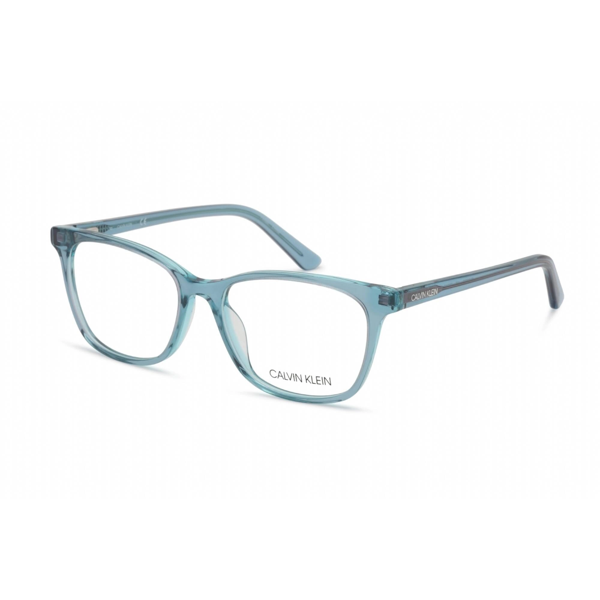 Calvin Klein Women's Eyeglasses - Crystal Slate/Pool Blue Acetate Frame | CK20509 423