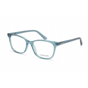 Calvin Klein Women's Eyeglasses - Crystal Slate/Pool Blue Acetate Frame | CK20509 423