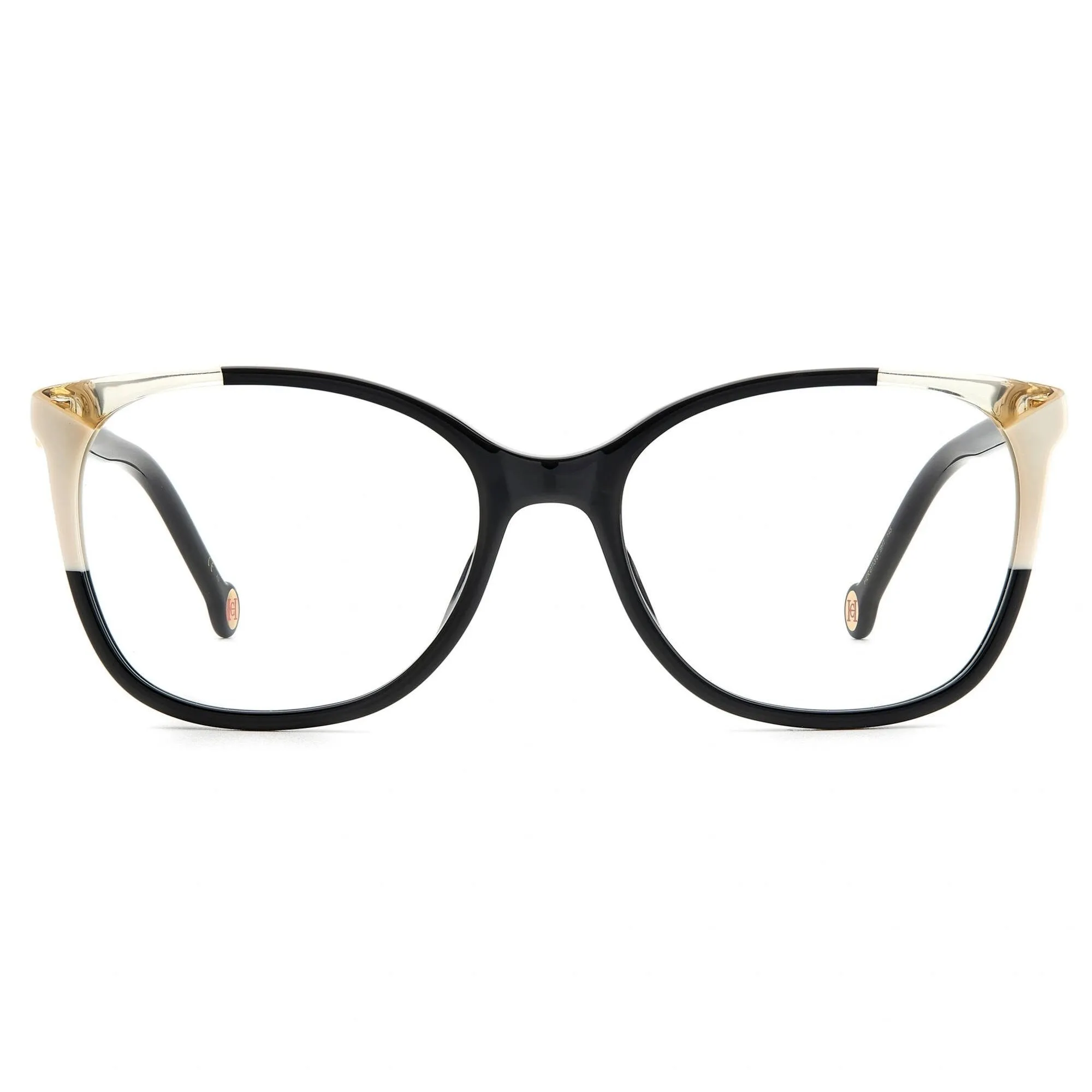 Carolina Herrera Women's Eyeglasses - Black Ivory Full Rim Frame | HER 0113/G 09HT