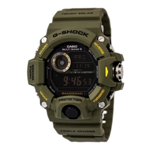 Casio Men's Digital Watch - G-Shock Rangeman Tough Solar Alarm Resin Strap | GW9400-3
