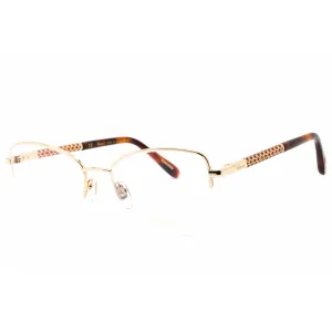 Chopard Women's Eyeglasses - Shiny Rose Gold Metal Rectangular Frame | VCHF46 300Y