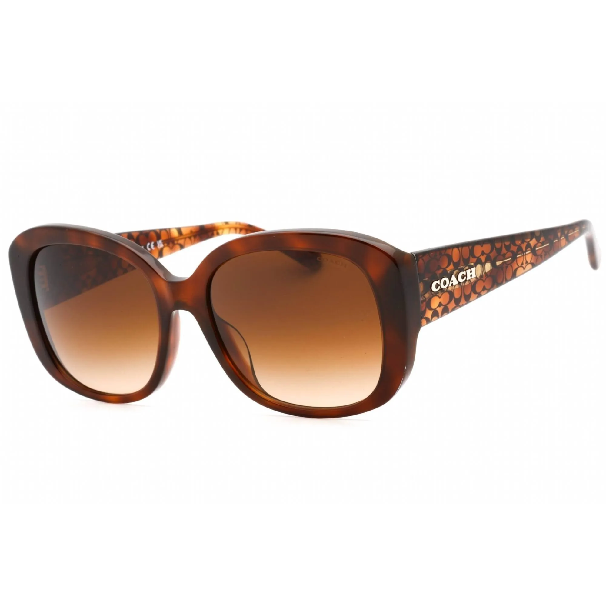 Coach Women's Sunglasses - Caramel Tortoise Plastic Full Rim Frame | 0HC8363U 574174