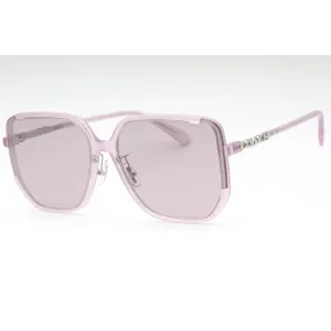 Coach Women's Sunglasses - Milky Purple Plastic Geometric Frame | 0HC8401D 5696AK