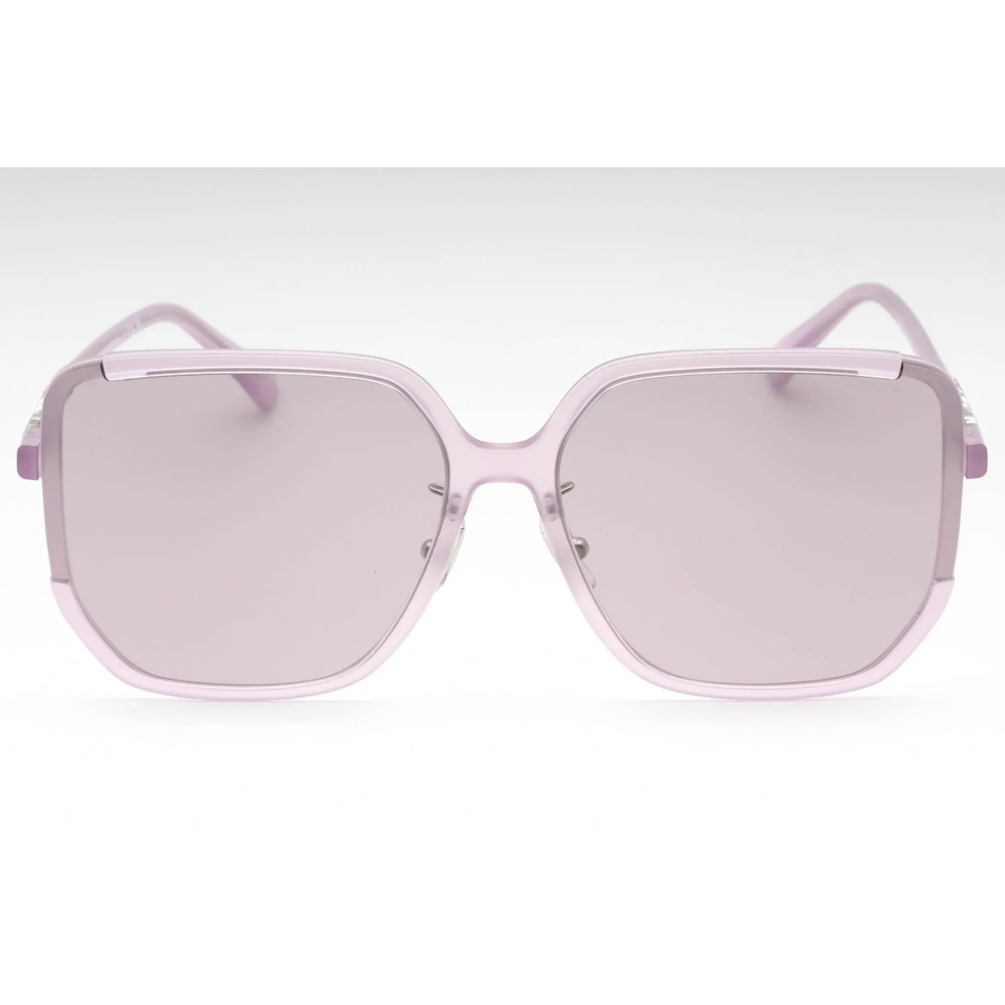 Coach Women's Sunglasses - Milky Purple Plastic Geometric Frame | 0HC8401D 5696AK