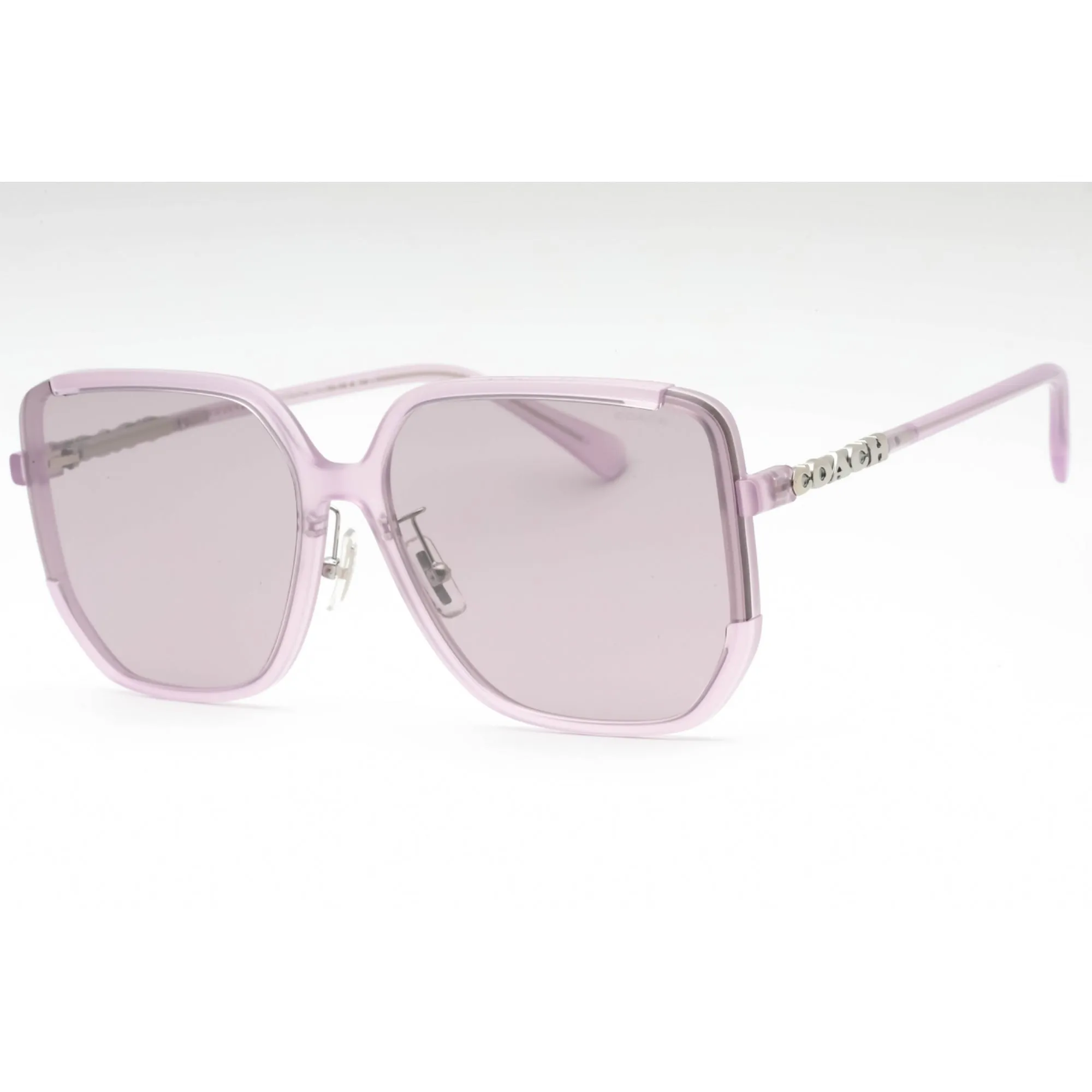 Coach Women's Sunglasses - Milky Purple Plastic Geometric Frame | 0HC8401D 5696AK