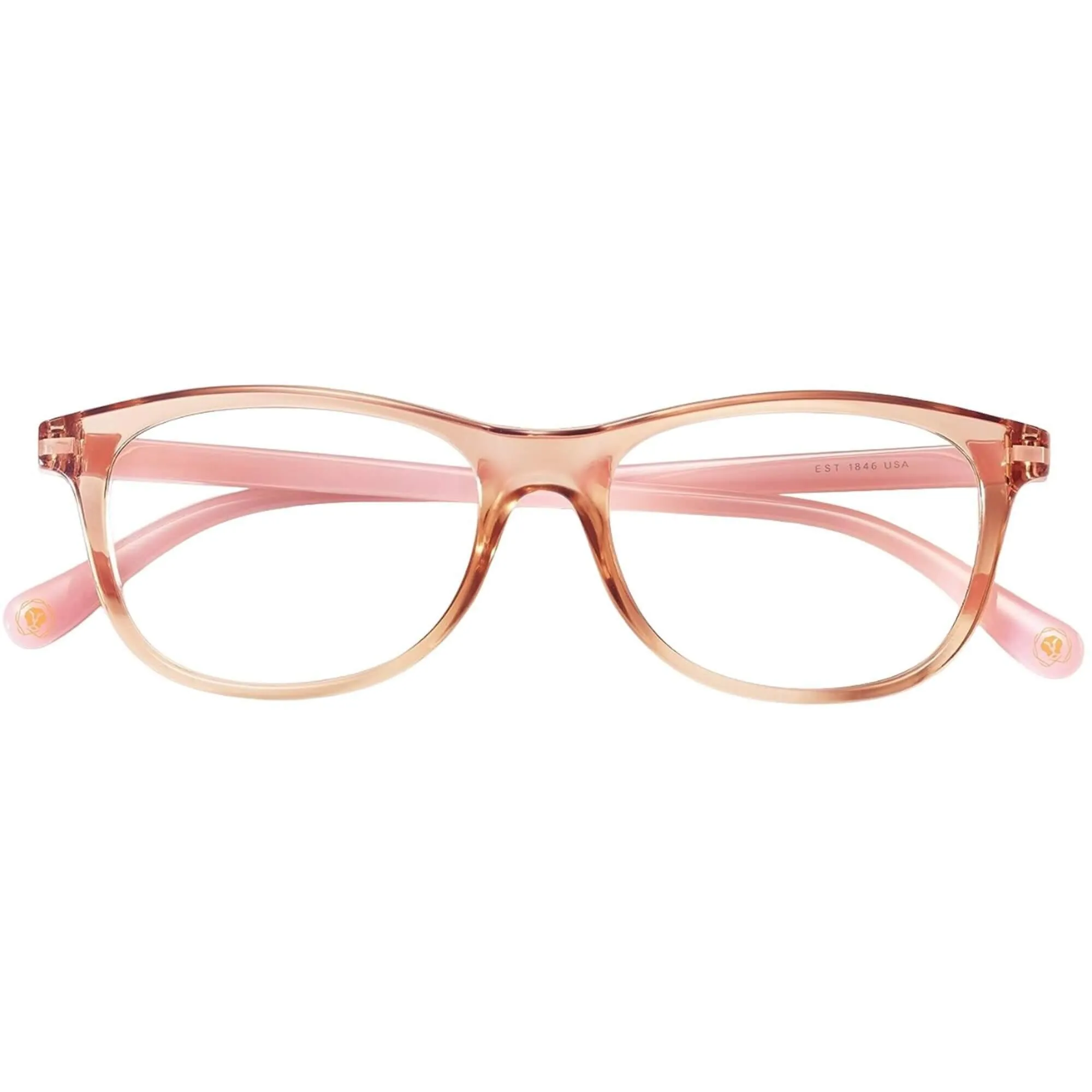 Cross Women's Reading Glasses - Berkeley Pink Full Rim Square Shape,  1.50 | RD0180-1C