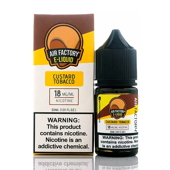 Custard Tobacco Salt - Air Factory E-Juice