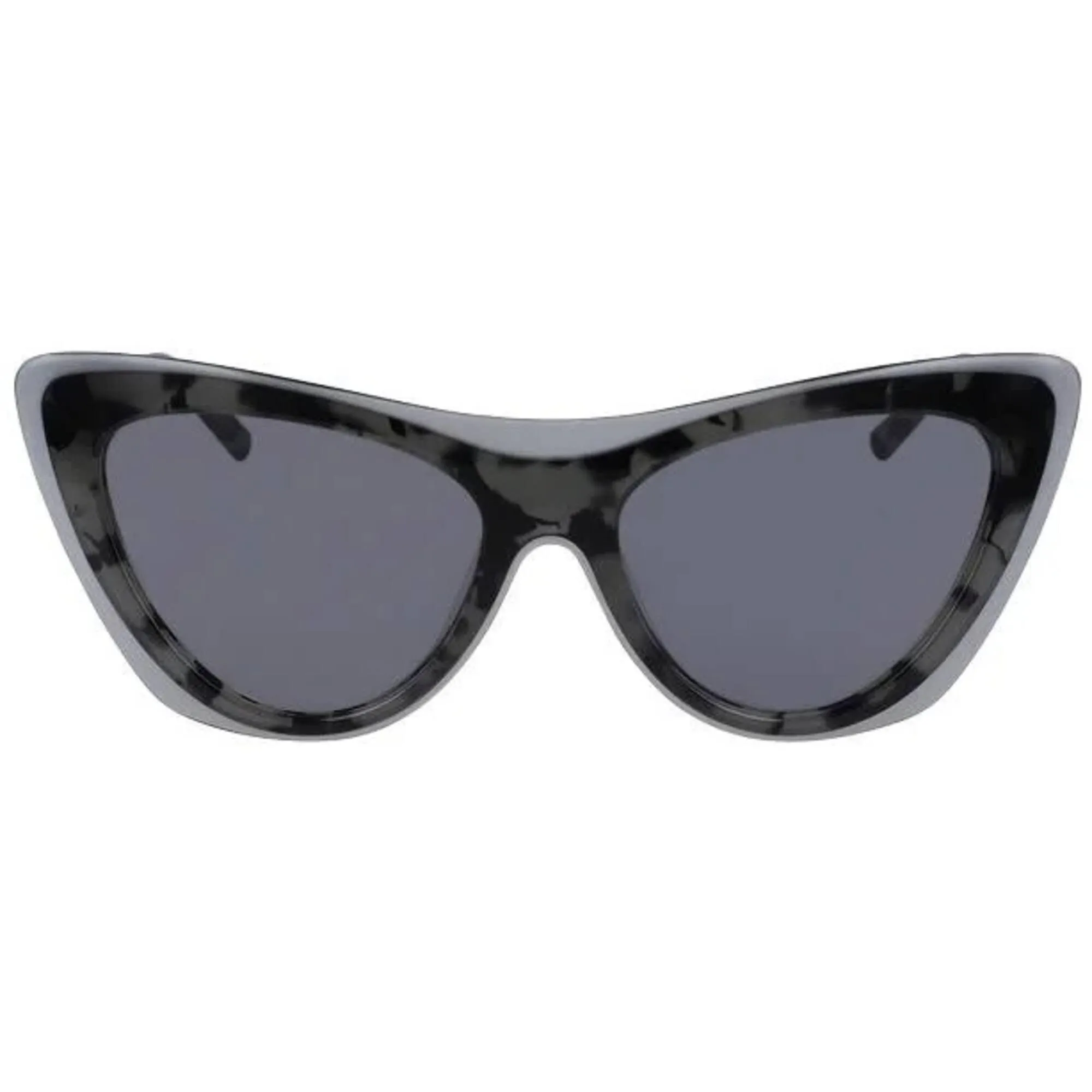 Dkny Women's Sunglasses - Silver Metal Cat Eye Frame Blue Lens | DKNY DK109S 035