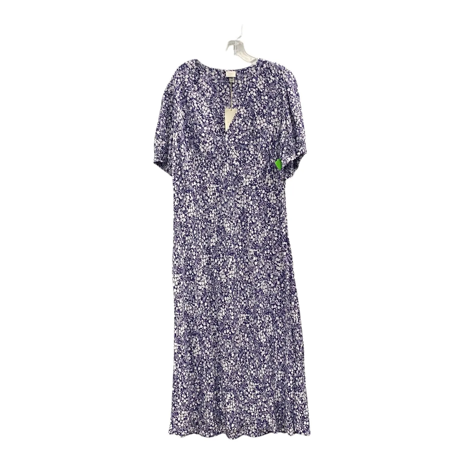 Dress Casual Maxi By A New Day In Purple & White, Size:1X