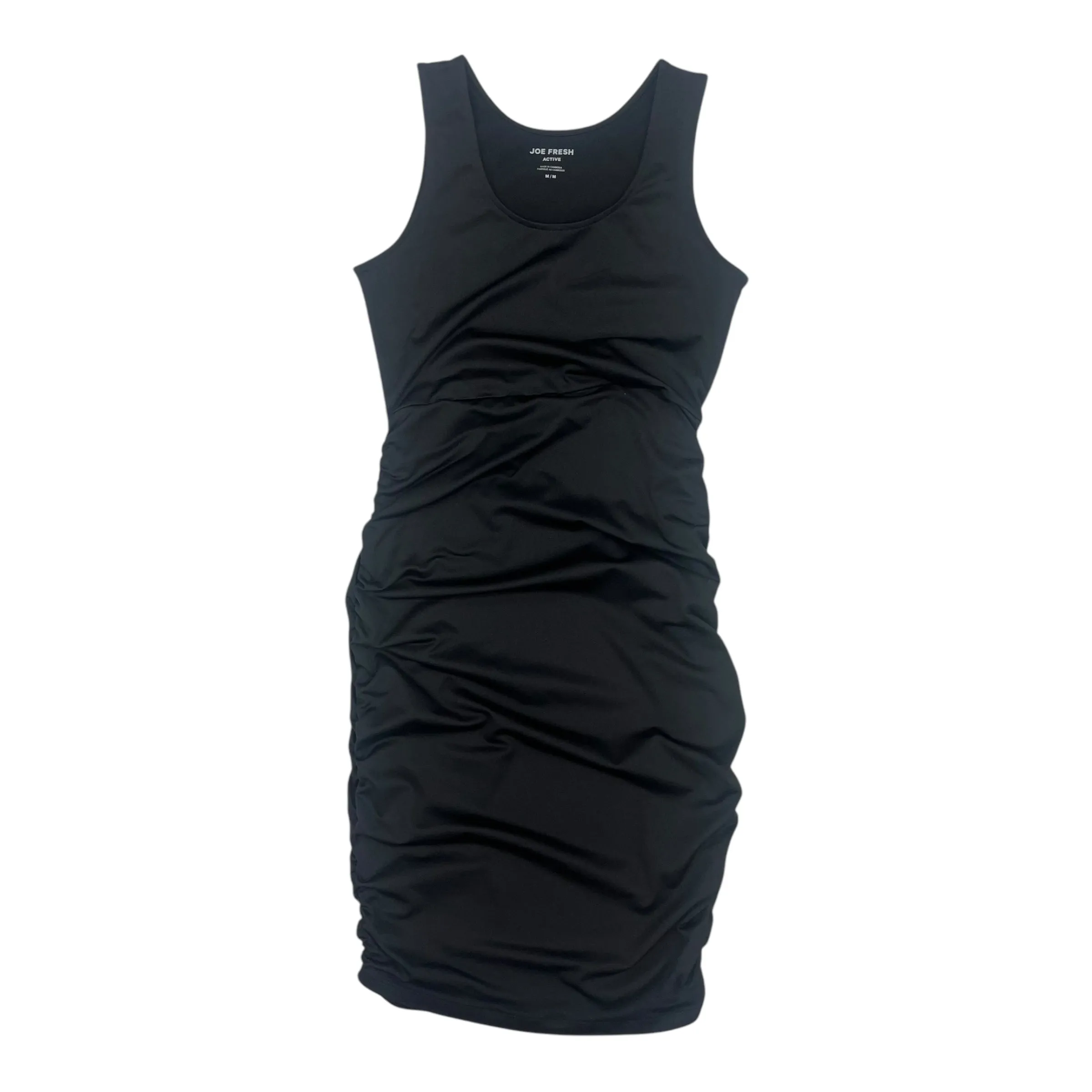 Dress Casual Midi By Joe Fresh In Black, Size:M