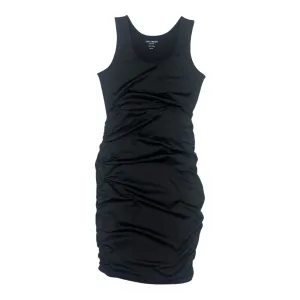 Dress Casual Midi By Joe Fresh In Black, Size:M