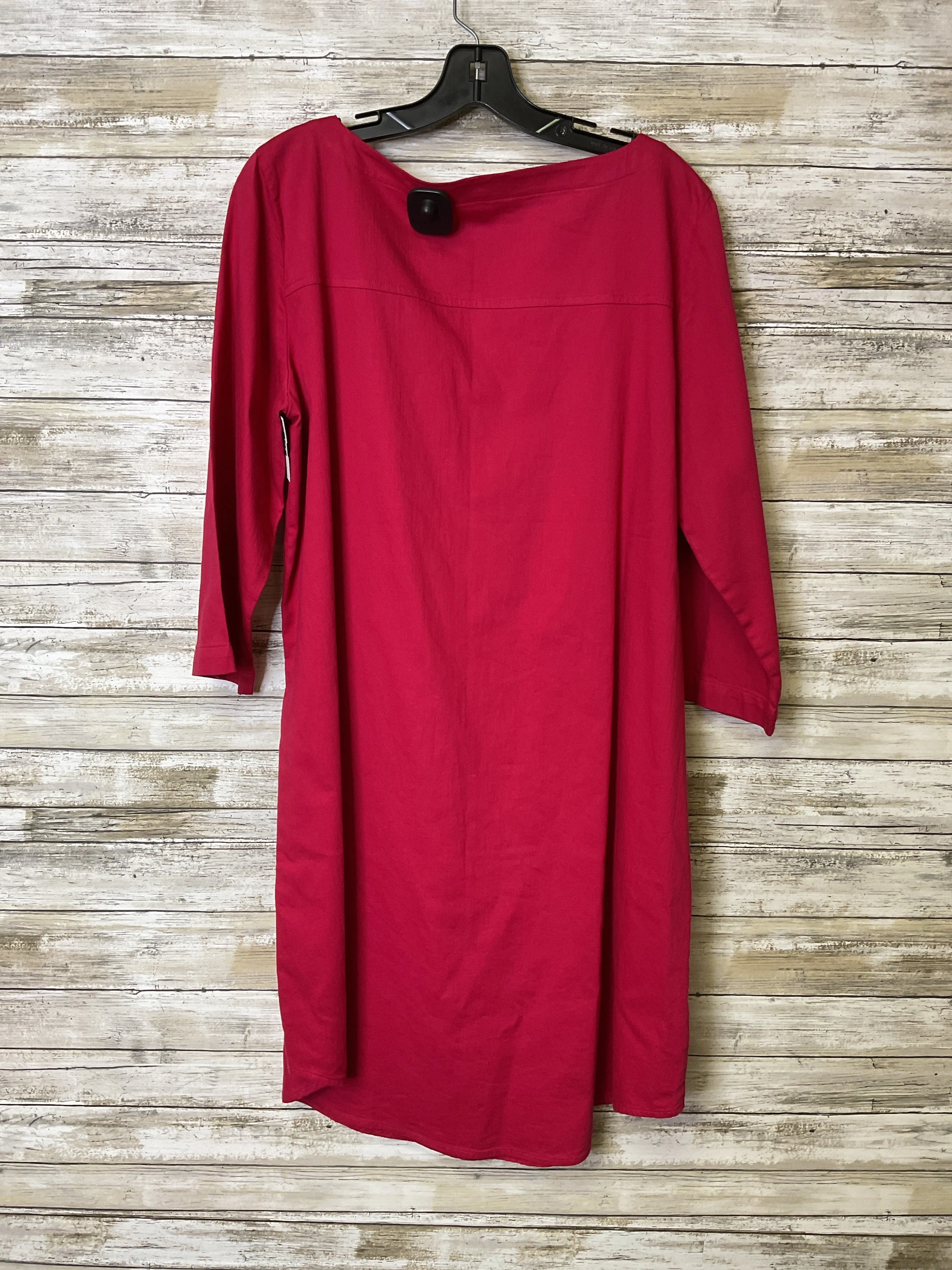Dress Casual Short By Eileen Fisher In Red, Size:L