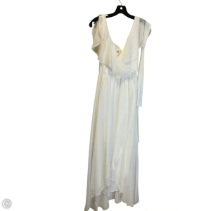 Dress Party Long By Clothes Mentor In White, Size: M