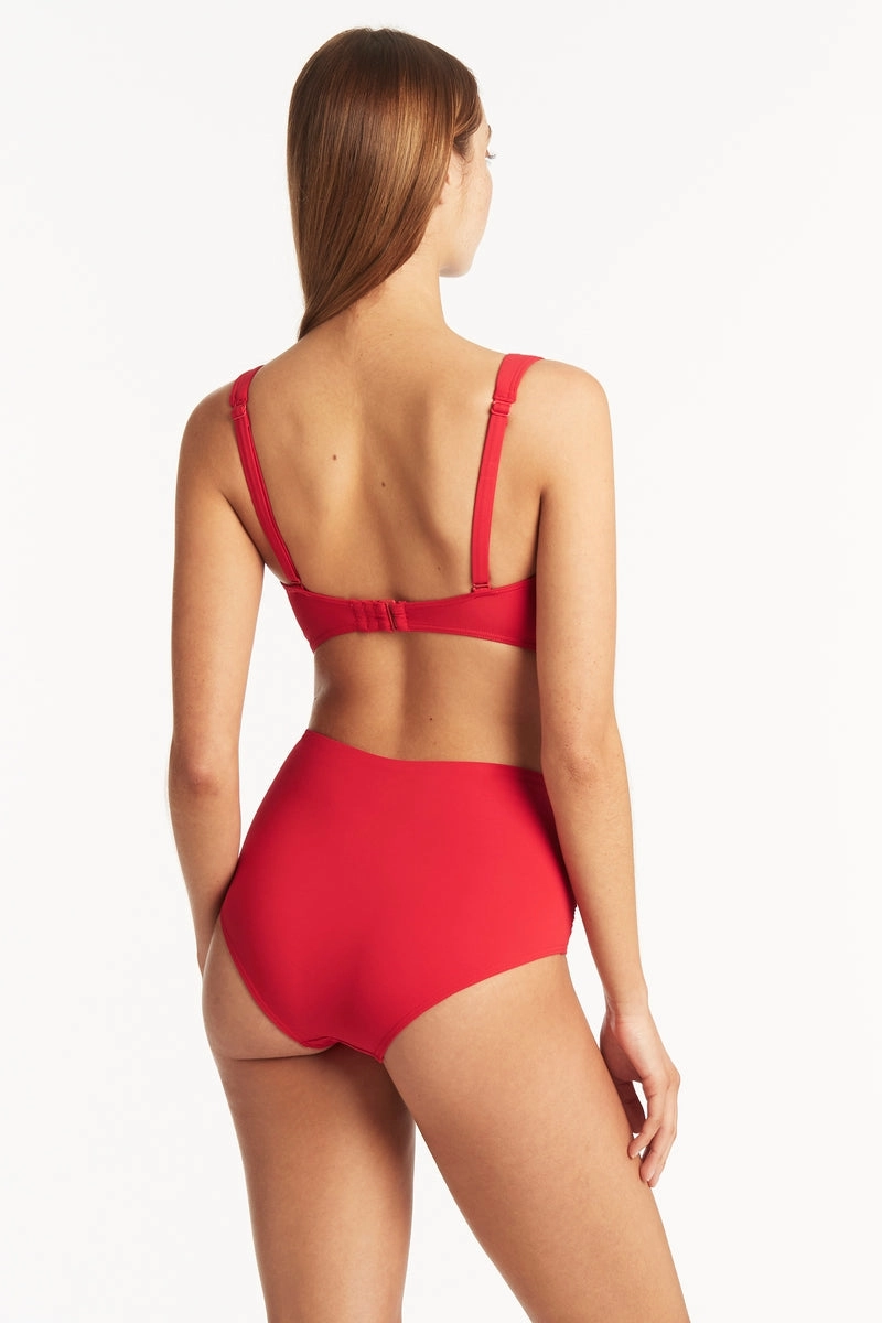 Eco Essentials High Waist Gathered Side Pant