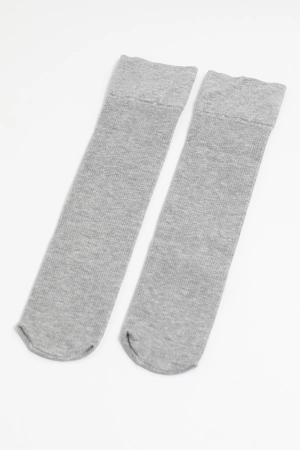 Grey Knee High Socks