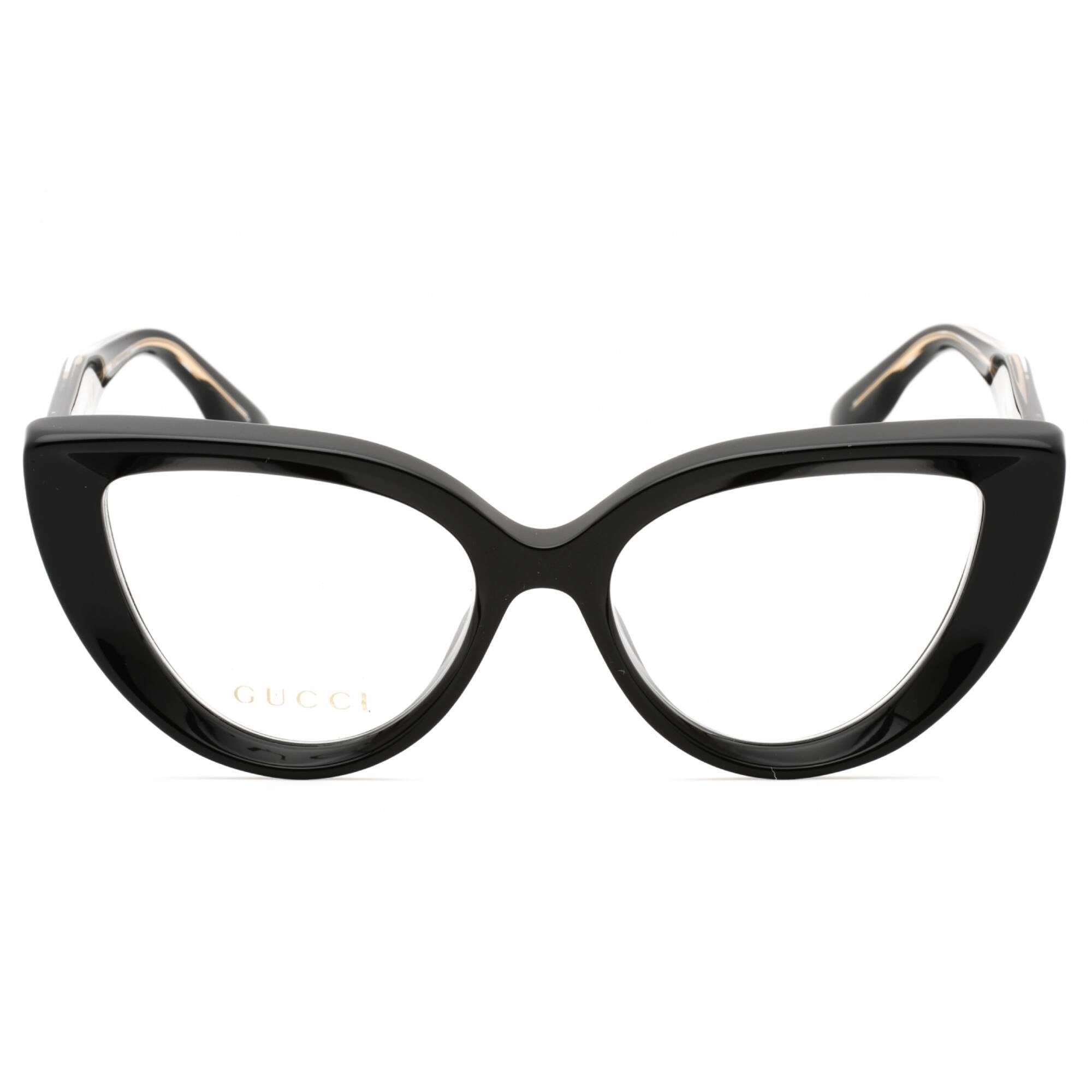Gucci Women's Eyeglasses - Black Cat Eye Full Rim Plastic Frame | GG1530O 001