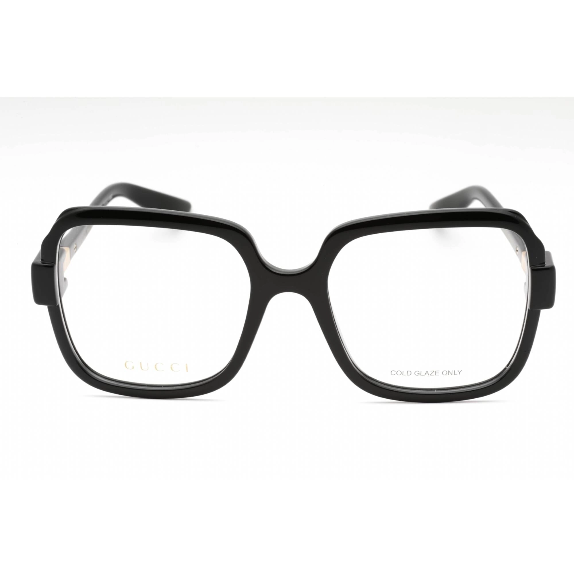 Gucci Women's Eyeglasses - Black Plastic Square Shape Frame Clear Lens | GG1433O 001