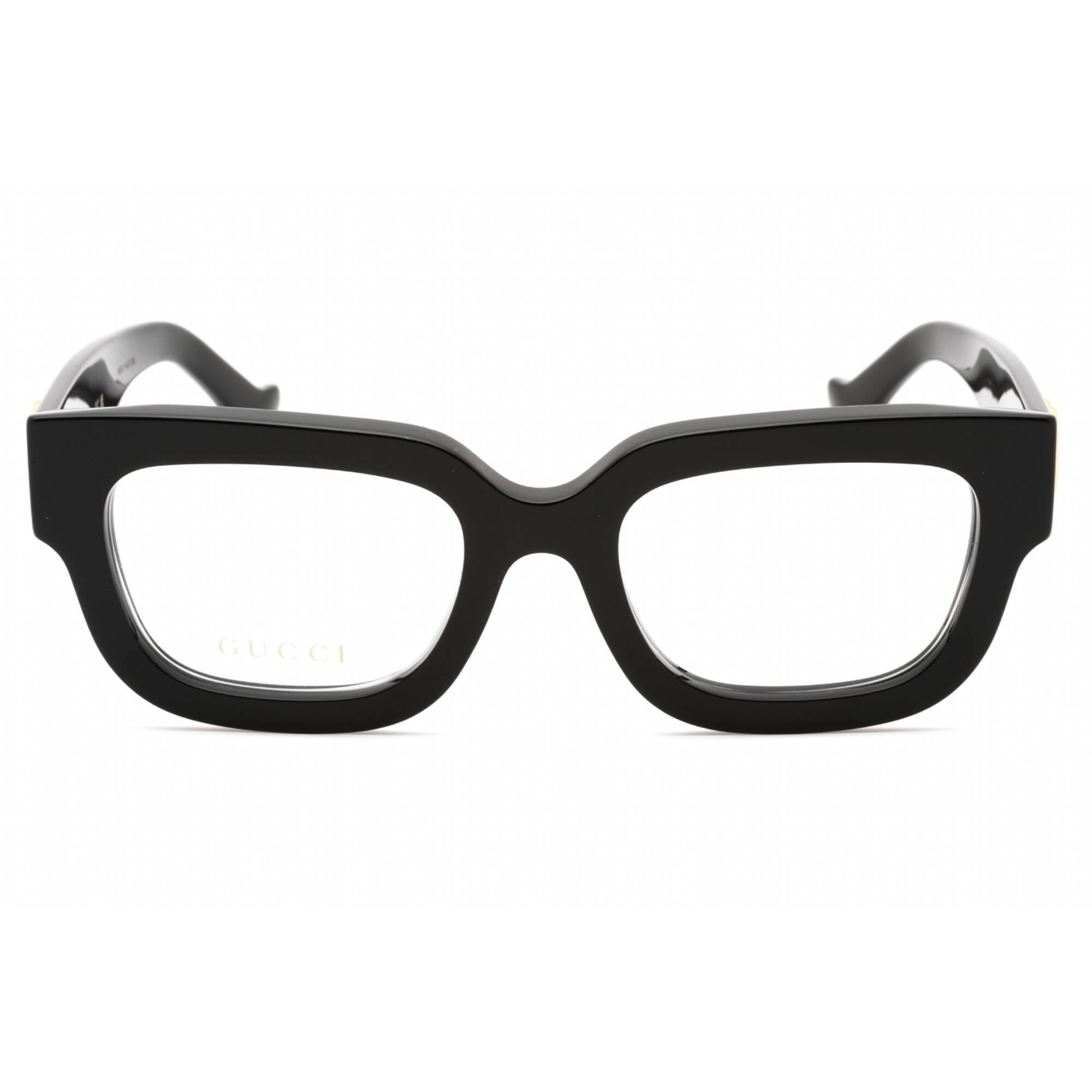 Gucci Women's Eyeglasses - Black Square Full Rim Plastic Frame | GG1548O 004