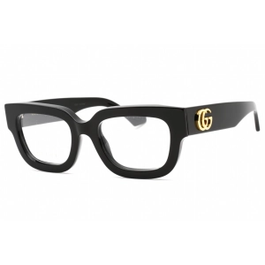 Gucci Women's Eyeglasses - Black Square Full Rim Plastic Frame | GG1548O 004