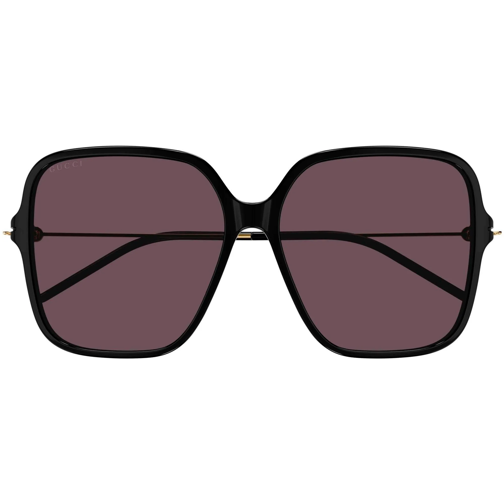 Gucci Women's Sunglasses - Black Acetate Butterfly Frame Violet Lens | GG1267SA 003