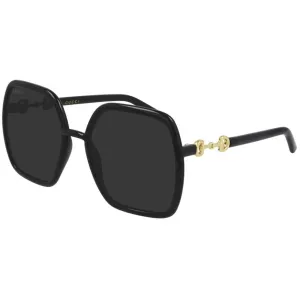 Gucci Women's Sunglasses - Full Rim Black Plastic Square Shape Frame | GG0890S 001