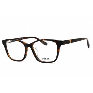 Guess Women's Eyeglasses - Dark Havana Cat Eye Acetate Full Rim Frame | GU2846-D 052