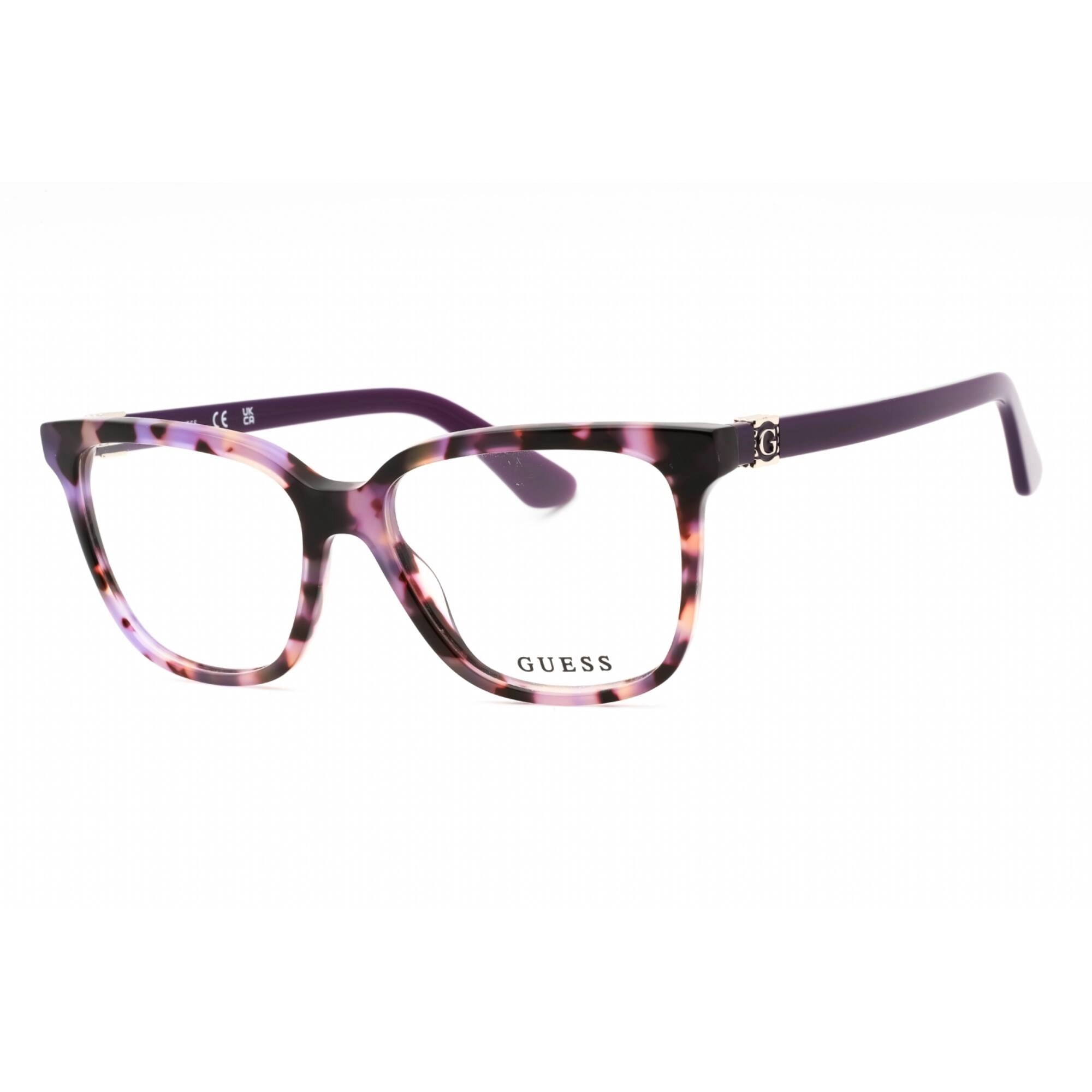 Guess Women's Eyeglasses - Violet/Other Square Full Rim Acetate Frame | GU2937 083
