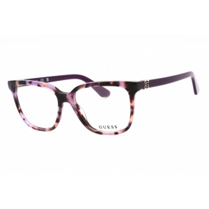 Guess Women's Eyeglasses - Violet/Other Square Full Rim Acetate Frame | GU2937 083