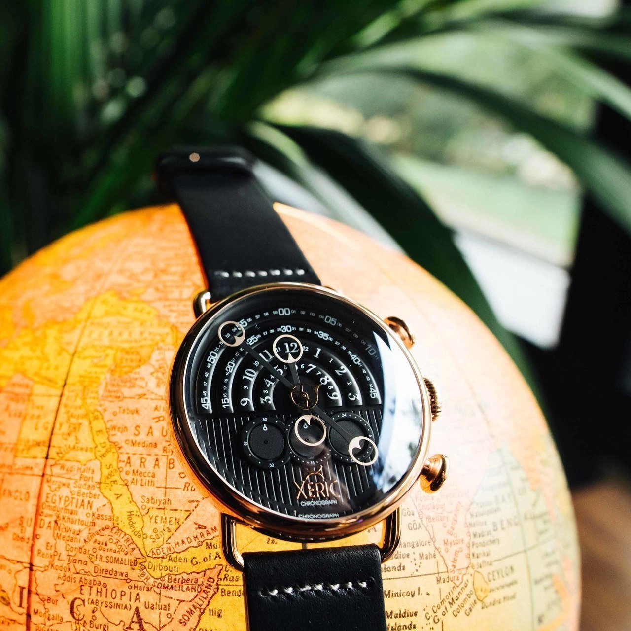 Halograph Chrono Sapphire Rose Gold Black