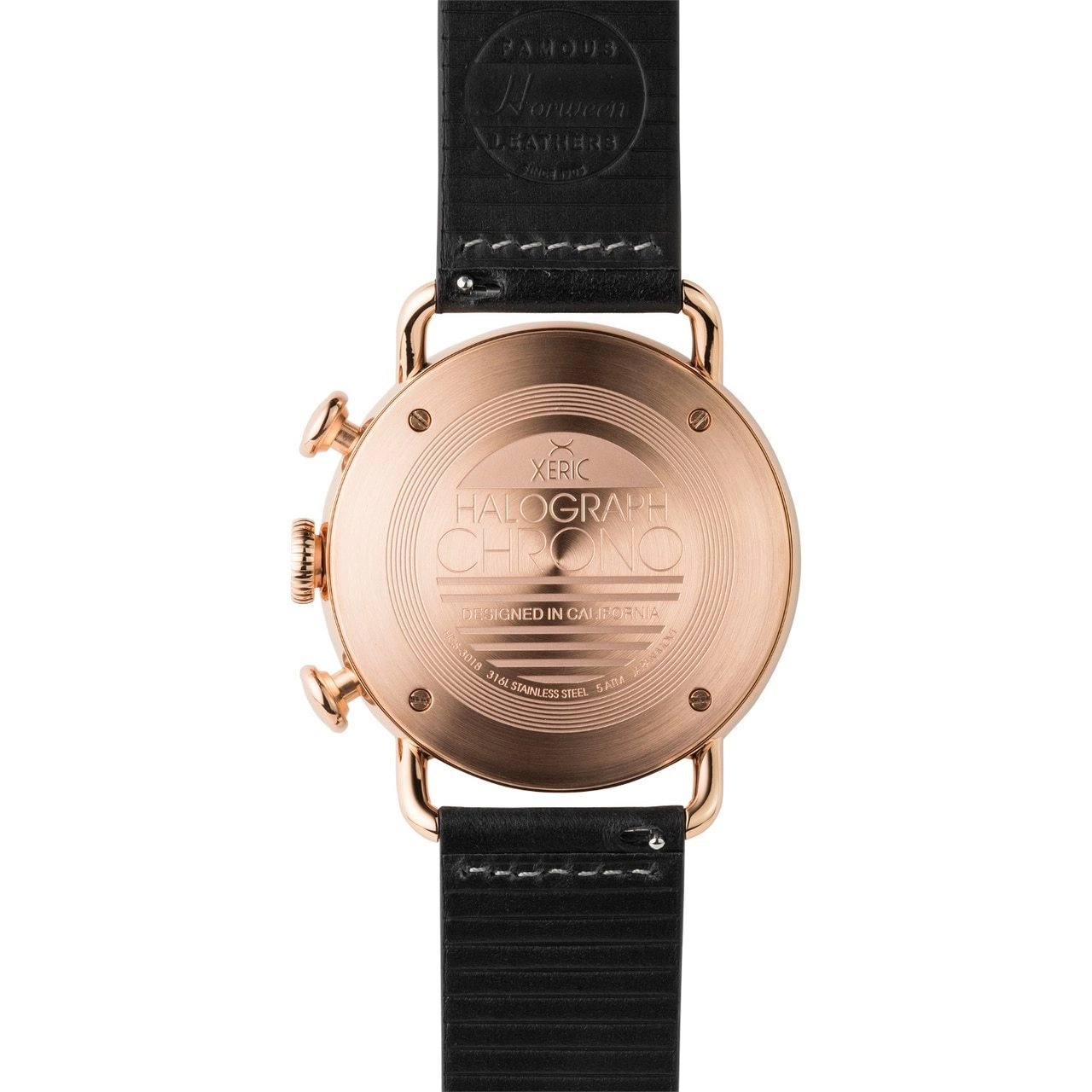 Halograph Chrono Sapphire Rose Gold Black