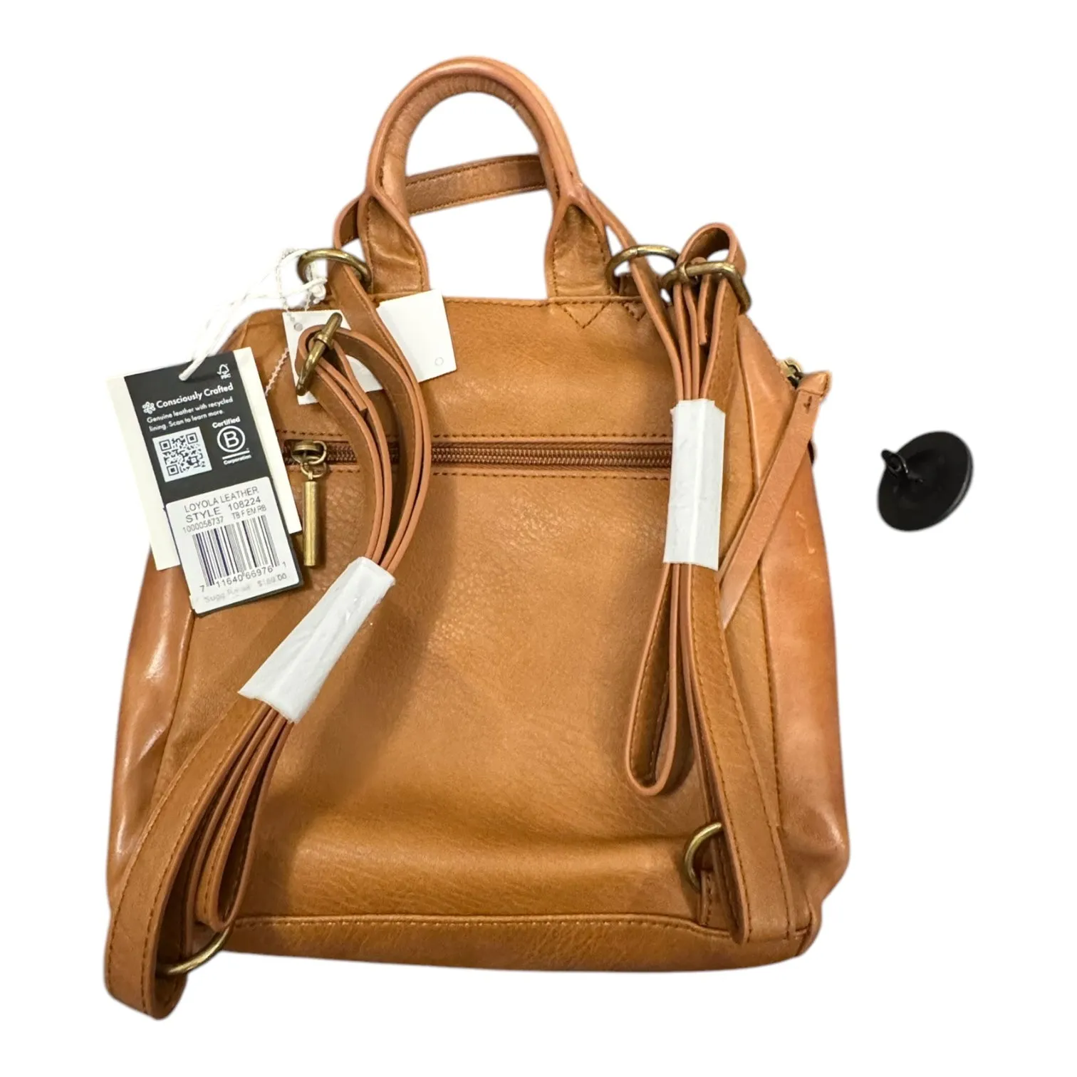 Handbag Leather By The Sak In Brown, Size:Small
