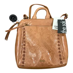 Handbag Leather By The Sak In Brown, Size:Small