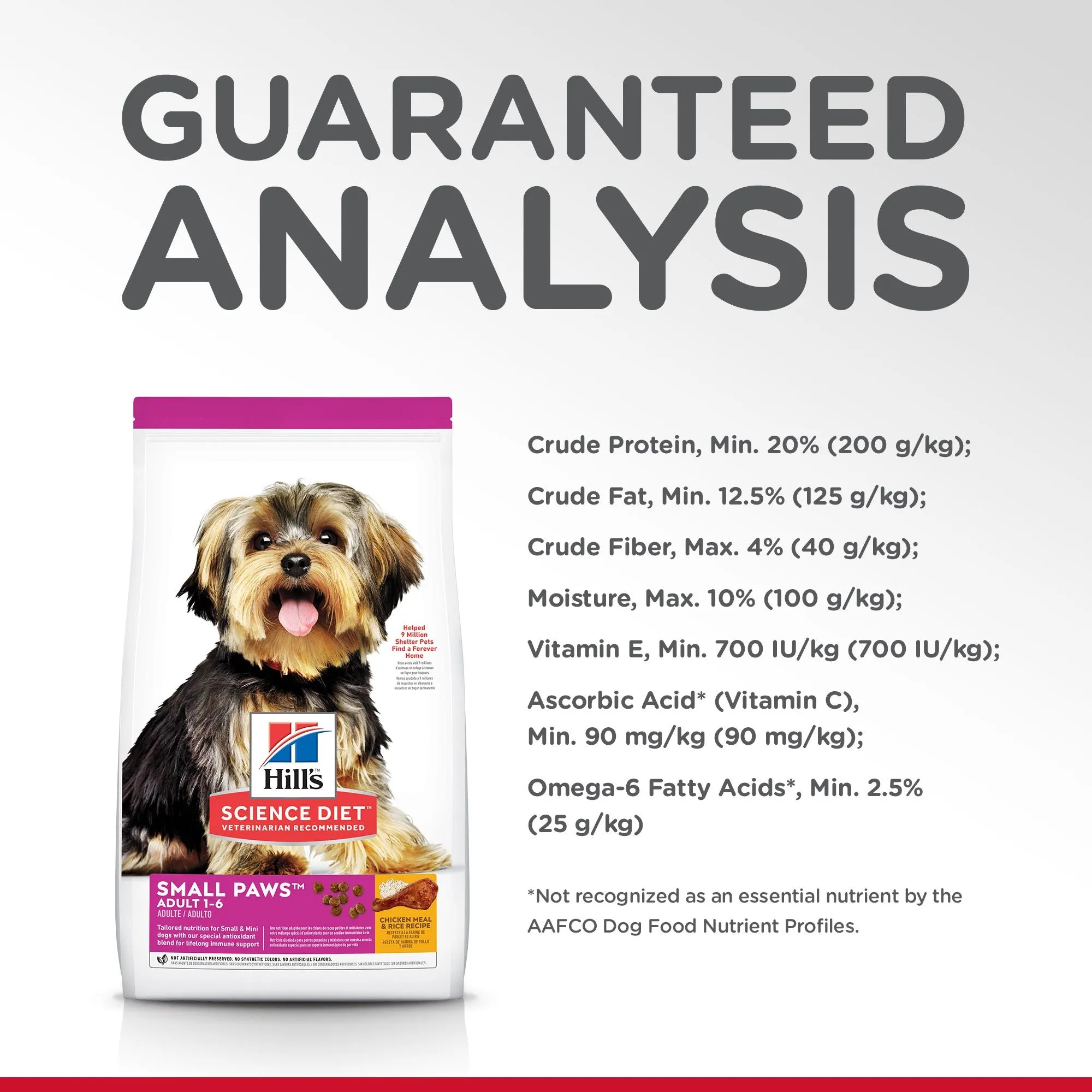 Hill's Science Diet Adult Small Paws Dry Dog Food, Chicken Meal & Rice Recipe