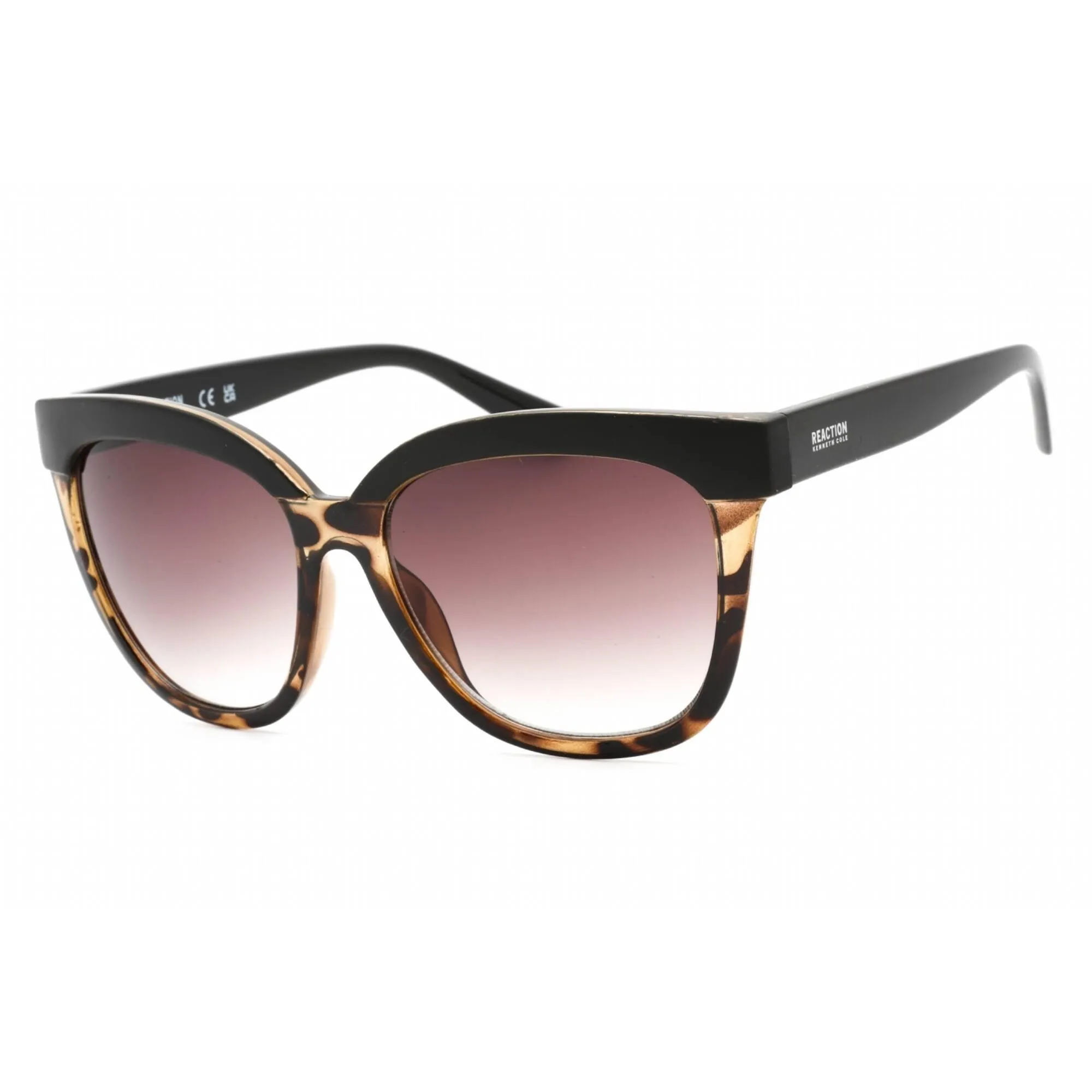 Kenneth Cole Reaction Women's Sunglasses - Dark Havana Plastic Frame | KC1320 52F
