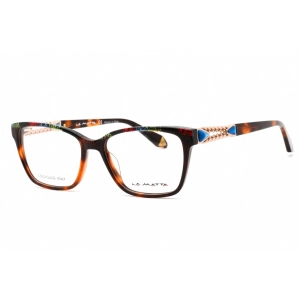 La Matta Women's Eyeglasses - Full Rim Cat Eye Tortoise Plastic Frame | LMV3271 C4