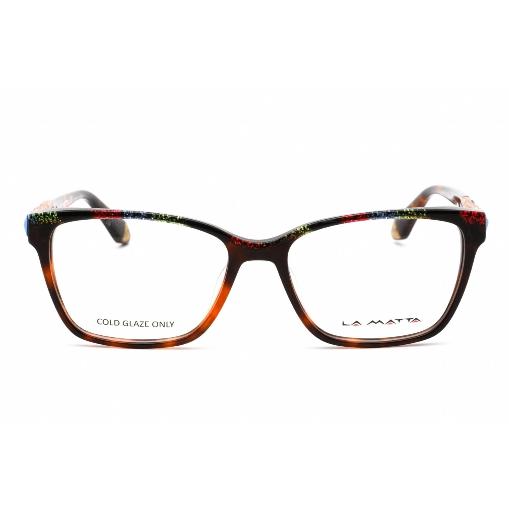 La Matta Women's Eyeglasses - Full Rim Cat Eye Tortoise Plastic Frame | LMV3271 C4