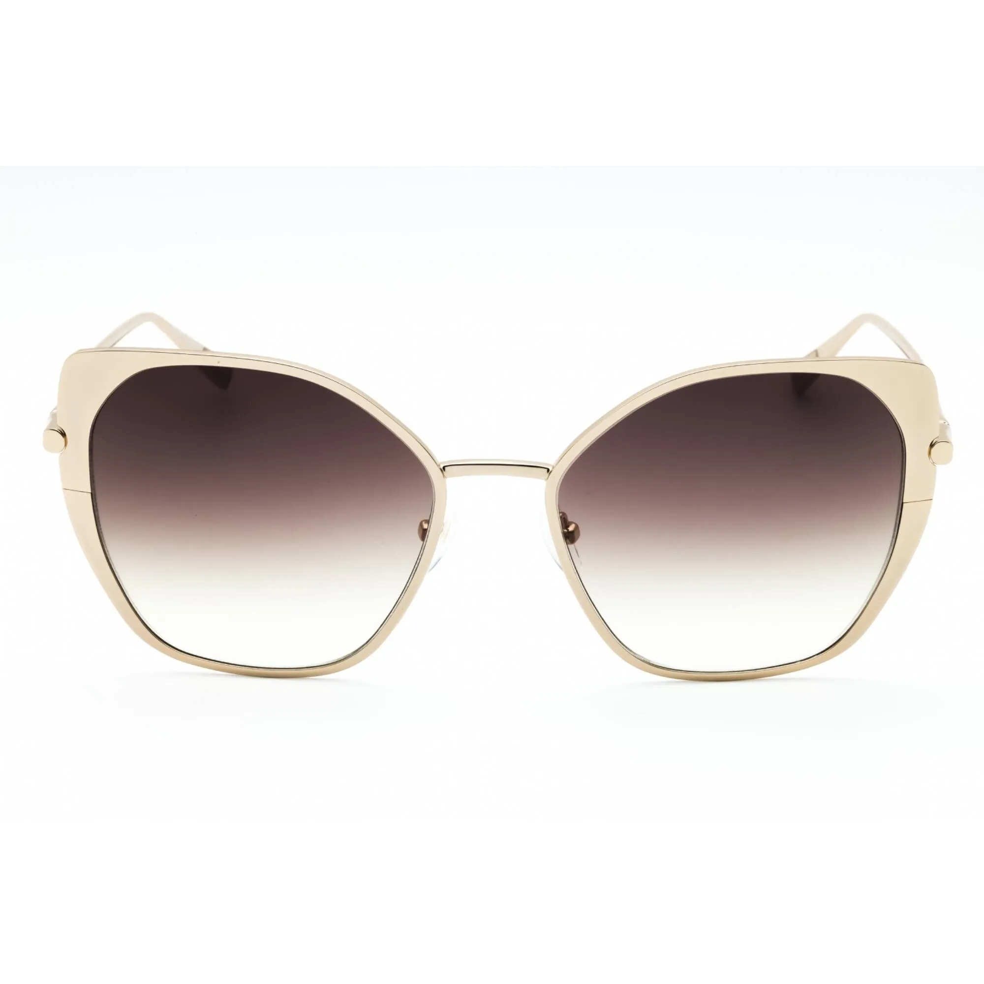 Longchamp Women's Sunglasses - Gold Metal Full Rim Butterfly Shape Frame| LO175S 727